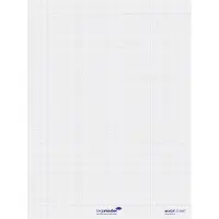 Legamaster Magic Charts , pour flipcharts, quadrillé, autocollant &amp; inscriptible, marqueur permanent inclus, L 800 x l 600 mm, 100 % recyclable, polypropylène, blanc, 25 feuilles