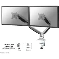 NeoMounts NM-D750DSILVER Bras d'Écran PC Vérin à Gaz Argent
