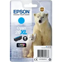 Epson Cartouche d'encre Série Ours Polaire 26 XL - Cyan