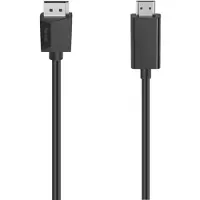 Hama Tec 1.5 M Displayport To Hdmi Cable Clair