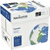 Navigator Expression - Soie - 115 micromètres - A4 (210 x 297 mm) - 90 g/m² - 500 feuille(s) boîte - papier (pack de 5)