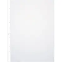 Pierre by Elba Pochette standard, DIN A4, PP, 0,09 mm, transparent, ouverture en haut, perforation européenne (A4, 100x)
