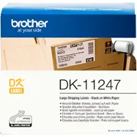 Brother DK-11247 - (103 mm x 164 mm) - Noir sur blanc - Étiquette