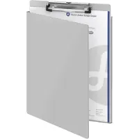 Westcott Planchette à pince avec couverture de protection A4 Aluminium