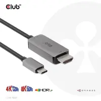 Club 3D CLUB3D CAC-1587 changeur de genre de câble USB Gen2 Type-C HDMI Type A (Standard) Noir