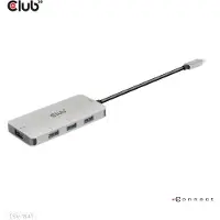 Club 3D Club3d CLUB3D Hub USB Gen2 Type-C vers 10Gbps 4x USB Type-A
