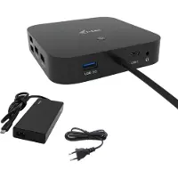 ITEC i-tec USB-C HDMI DP Docking Station with Power Delivery 65W + Universal Charger