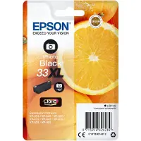 Epson 33XL (C13T33614012) - Noir photo - Cartouche d'encre - Grande capacité