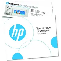 HP Papier Advanced Photo à finition brillante, 65 lb, 4 x 12 pouces (101 x 305 mm) 10 feuilles