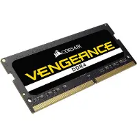 Corsair Mémoire RAM - - Vengeance DDR4 - 8 Go 1x8 Go DIMM - 2400 MHz - 1,20 V - Noir (CMSX8GX4M1A2400C)
