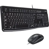 Logitech Desktop MK120 - Tastatur-und-Maus-Set - USB - Schweiz