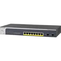 Netgear Smart Gigabit Poe+ Rack Switch 8 Ports Noir One Size / EU Plug 220V