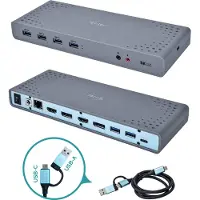 I-Tec - USB 3.0/USB-C Station d'accueil Universelle 5K/2x4K