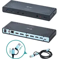I-Tec USB-C et USB-A Station d'Accueil 65 W