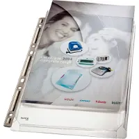 Leitz Pochette perforée Maxi Stabil 4755 , format A4, ouverture supérieure, 3 p.