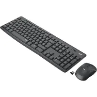 Logitech MK295 Clavier et Souris Sans Fil Noir BE AZERTY