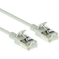 ACT ADVANCED CABLE TECHNOLOGY Grey 3 meter LSZH U/FTP CAT6A datacenter slimline patch cable snagless
