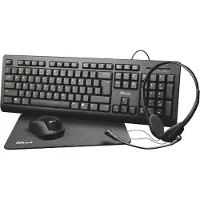 Trust Clavier+souris Trust Primo 4-in-1 Home-be