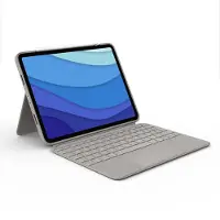 Logitech Combo Touch Apple iPad Pro 11 pouces (2021/2020/2018) Étui Clavier AZERTY Beige