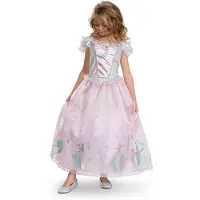 Liragram Disney 100th Anniversary Multi Princess Deluxe Costume Rose 7-8 Years Enfants