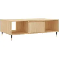 vidaXL Table basse chêne Sonoma 104x60x35 cm Bois composite