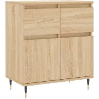 vidaXL Sideboard chêne Sonoma 60x35x70 cm bois composite