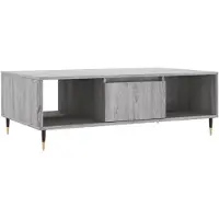 vidaXL Table basse Gris Sonoma 104x60x35 cm Bois composite