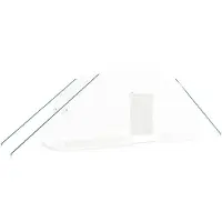 vidaXL Serre avec cadre en acier blanc 12 m² 6x2x2,85 m