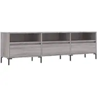 vidaXL Armoire TV Gris Sonoma 150x30x44,5 cm Bois composite