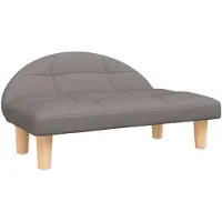 vidaXL Lit pour chien Taupe 70x52x30 cm Tissu