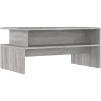 vidaXL Table basse Gris Sonoma 90x55x42,5 cm Bois composite