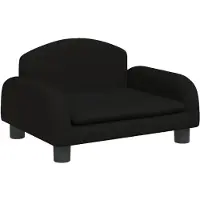 vidaXL Hundekorb 50x40x30 cm Stoff schwarz