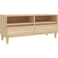 vidaXL Armoire TV Chêne Sonoma 100x34,5x44,5 cm Bois composite