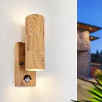 LumenXL Applique d'extérieur élégante à 2 lumières avec capteur - Martina