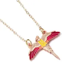 Ginza.se HARRY POTTER - Collier Plaqué Or - Phénix, (Alliage de zinc, Aluminium, Cuivre, 40 - 44 cm)