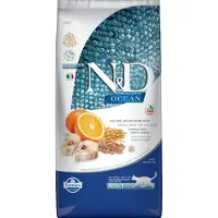 Farmina N&amp;D Ocean morue, épeautre, avoine et orange 5 kg - pour chats adultes