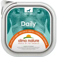 Almo Nature Daily avec veau et carottes pâtée pour chien