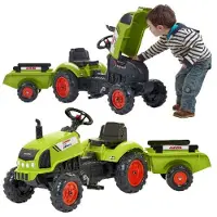 Falk Tracteur à Pédales Falk Claas 410 Arion Vert pour Enfants