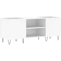 vidaXL Armoire à panneaux blanc 121x38x48 cm Bois composite