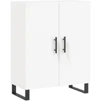 vidaXL Sideboard Blanc 69,5x34x90 cm Bois composite