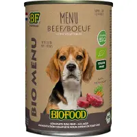 Biofood 12x400g Biofood Organic Menu au bœuf - Pâtée pour chien