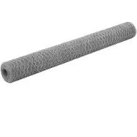 vidaXL Clôture en fil de fer Acier galvanisé 25x1,2 m Argenté
