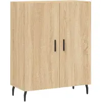 vidaXL Sideboard chêne Sonoma 69,5x34x90 cm Matériau dérivé du bois