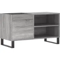 vidaXL Armoire à plateaux Gris Sonoma 85x38x48 cm Bois composite