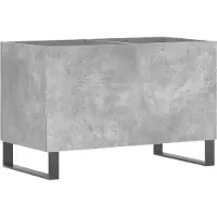 vidaXL Armoire à panneaux gris béton 74,5x38x48 cm Bois composite