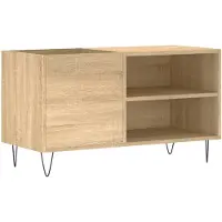 vidaXL Armoire à plateaux Chêne Sonoma 85x38x48 cm Matériau dérivé du bois