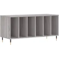 vidaXL Armoire à plateaux Gris Sonoma 100x38x48 cm Bois composite