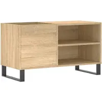 vidaXL Armoire à plateaux Chêne Sonoma 85x38x48 cm Matériau dérivé du bois