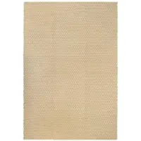 vidaXL Tapis rectangulaire Naturel 160x230 cm Coton