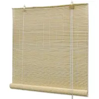 vidaXL Store à rouleau bambou naturel 150x220 cm